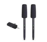 Barturry Wireless Interview Microphone Handheld Mic for SLR Camera Dedicated to News Reporters (1 to 2)
