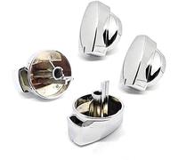 bartyspares Replacement Chrome Control Knob for Belling 444440222, 444445410, 444445413, Countryrange & 100DF Range Cookers