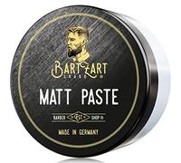 BartZart Shabo Matt Paste I 100ml matt hair wax for men I Matte Pomade for a natural look I Hair Wax I Hair styling products directly from the barber, Black and White