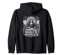 Baruch De Spinoza God In All Things Thinker Zip Hoodie