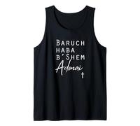 Baruch Haba B'Shem Adonai - Blessed is He who Comes Psalm Tank Top