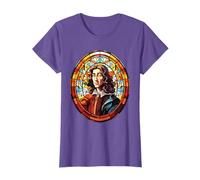 Baruch Spinoza Stained Glass T-Shirt