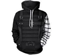 Baruler Jacket Naruto Pattern Teen Kids Personalized 3D Print Hoodie Sweatshirt (M, 14)