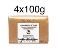 Barwa Traditional Polish Gray Soap Bar Natural Hypoallergenic Szare Mydlo 100g