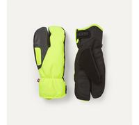 SEALSKINZ | Barwick | Unisex Waterproof Extreme Cold Weather Suede Split Finger Glove | Cycling Glove | Reflective Detailing | Extended Cuff