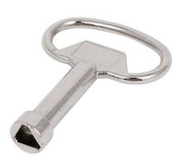 Bary Metalic Service Utility Meter Key Gas Electric Box Cupboard Cabinet Triangle DIY