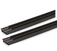Barzen 36" Kerf-Style Vinyl Door Bottom Seal with Fins - Replacement Weatherstrip for Exterior Doors, Draft Stopper, Fits 7/8" Kerf Slot, Easy Slide-in Install - 2 Pack