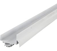BARZEN Aluminum U Shaped Door Bottom Sweep with Drip Cap - Under Door Seal for Exterior Doors - Screw On Weather Stripping Door Seal - Weatherstrip Bottom of Door (White, 36 Inches)