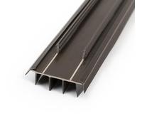 Barzen Vinyl Replacement Door Bottom with Fins for Exterior Doors, Weather Stripping Seal