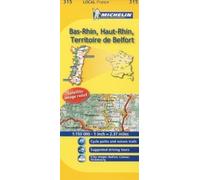 Bas-Rhin, Haut-Rhin, Territoire De Belfort (Michelin Local Maps) 7 Map Edition by Michelin published by Michelin Maps (2008)
