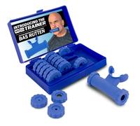 Bas Rutten O2 Inspiratory Muscle Training Device for Improving Diaphragmatic Breathing | Portable Lung Muscle and Respiratory Power Training Device | High Altitude Breathing Trainer | Blue