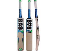 BAS Supreme English Willow Cricket BAT Sports Tournament Level International Quality Full Size for Men -Adult Short Handle BAT with Free Cover