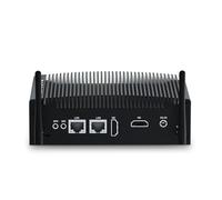 BASAORO Fanless Industrial Mini PC i5, Mini PC Win 11 Pro, 8GB RAM 256GB SSD Core i5 8350U Industrial Computer with RS232, RJ45 LAN, 2 HD Display, USB 3.0, Dual Band WiFi, BT
