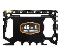 Bascuda Stainless Steel 46-in-1 Card Size Gadget Wallet Multitool