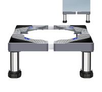 Base Base: Height Adjustable Device Platform with Rollers and Parking Brakes | Trolley for, Dryer, Refrigerator | For Appliances