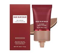 Base Blur Balm - Lightweight Matte BB Cream with Buildable Full Coverage for Instant Brightening and Seamless Concealing, Hypoallergenic Oil-Free Formula, Long-Lasting All-Day Wear for a Flawless