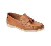 Base London Men's Bonito Loafers Burnt Tan Leather Size 10