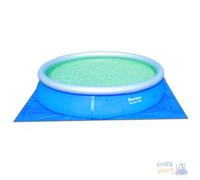 Bestway 16Ft Ground Cloth Above Ground Swimming Pool Accessories, Blue