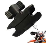 Base del morsetto per manubrio della motocicletta per specchio in lega resistente antivibrante ammortizzante sicuro regolabile per action camera per smartphone Impugn