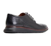 Base London Flight Leather Men's Black Brogues Shoes UK 9