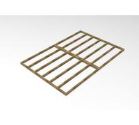 Base For Overlap Sheds - 12 x 8ft - Treated Timber - Forest Garden