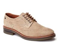 Men's Base London Hatfield Leather Men's Sand Brogues Shoes - Brown - Size: 11