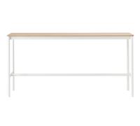 Base High Table high table 190x50x H 95 cm / OAK / FRAME WHITE Muuto SINGLE PIECES