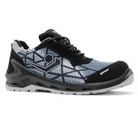 Base I-META B1233A S3L ESD HiProFlex Metatarsal Shield Ballistic Midsole SmellStop Anti Static Safety Shoe, Black/Grey, UK 4.5