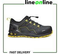 (Black/Yellow, UK 9) Base K-Balance Safety Shoes S1P HRO SRC
