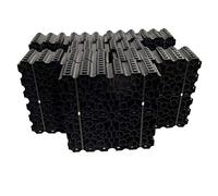 Base Kit for Shed 12ft x 12ft - Plastic Grid System for Shed, Log Cabin, Summerhouse - Garden Shed Base Grid w/Weed Fabric Membrane for Gravel Grids