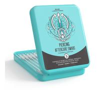 "BASE LABORATORIES Base Labs Piercing Aftercare Swabs for Piercing Bump Treatment Earring Cleaner for Pierced Ears, Nose Piercing