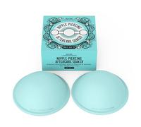 Base Laboratories Nipple Piercing Aftercare Soaker Set | Hands-Free Nipple Piercing Cleaner | Nipple Piercing Kit for Women | Cracked Nipple Care | 2 Silicone Cups
