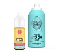 BASE LABORATORIES Piercing Aftercare Kit: Piercing Bump Solution Oil(15ml) + Piercing Aftercare Spray (4oz)