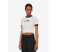 Base layer top Dickies Herndon Ringer short sleeve cloud white woman - XXS