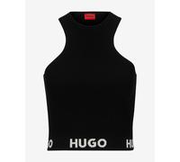 Base layer top HUGO Sorrelta sleeveless black white women - S