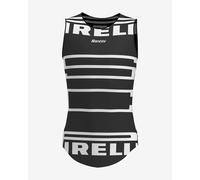 Santini Pirelli Sleeveless Base Layer Multicolor XS Men