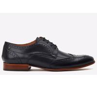 Base London Barbera Brogues Mens - Black Leather - Size UK 8