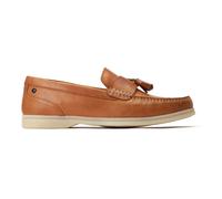 Base London Bonito Mens Leather Shoes Slip On Casual Loafers Tan