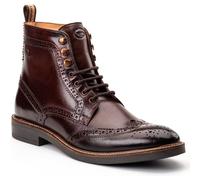 Base London Bristol Leather Men's Burnt Brown Brogues Shoes UK 7