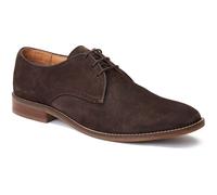 Men's Base London Bronte Leather Men's Dark Brown Oxford Shoes - Size: 7