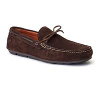 Base London Brooks Leather Mens Burnt Brown Standard Loafers - Size UK 11