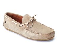 Base London Brooks Leather Mens Sand Loafers - Camel - Size UK 12