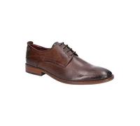Base London Brown Script Lace Up Shoes Brown