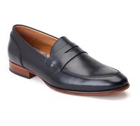 Base London Bruno Leather Mens Black Loafers - Size UK 12