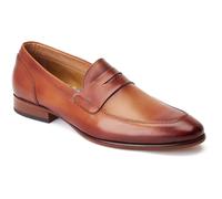 Base London Bruno Leather Men's Burnt Tan Loafers - UK 11 / EU 45 / US 12