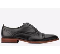 Base London Cast Waxy Brogue Mens Shoes - Black - UK 8 / EU 42 / US 9