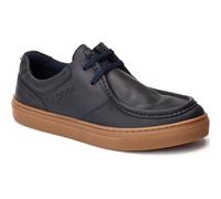 Base London Dalston Leather Men's Navy Moccasins Shoes UK 12