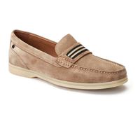 Base London Drum Leather Mens Sand Loafers - Tan - Size UK 7