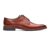 Base London Eton Mens Leather Lace-Up Comfort Tan Derby Shoes