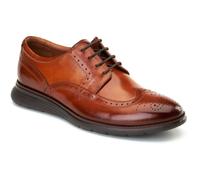 Base London Flight 25 Leather Mens Burnt Tan Brogues Shoes - Size UK 10